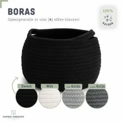 Sophie Nørdinn Mand Van Sophie Nordinn® - Opbergmand Boras (Zwart) - Mandjes Opbergen - Milieuvriendelijk Manden - Katoen 10 Sophie Nørdinn Mand Van Sophie Nordinn® - Opbergmand Boras (Zwart) - Mandjes Opbergen - Milieuvriendelijk Manden - Katoen -BISSELL-Winkel 550x550 702