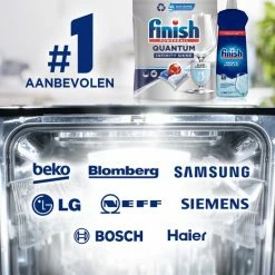 Finish Quantum Infinity Shine Vaatwastabletten - 166 Capsules -BISSELL-Winkel 550x550 767