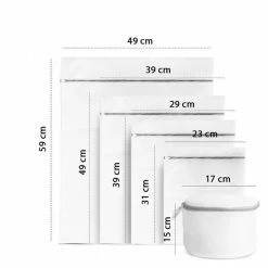 ForDig Wasnet Waszakjes (5 Stuks) Voor Lingerie En Fijne Was - Geschikt Voor Wasmachine - Met Rits - Wit -BISSELL-Winkel 550x550 794