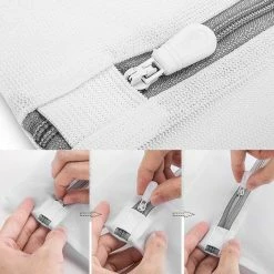 ForDig Wasnet Waszakjes (5 Stuks) Voor Lingerie En Fijne Was - Geschikt Voor Wasmachine - Met Rits - Wit -BISSELL-Winkel 550x550 798