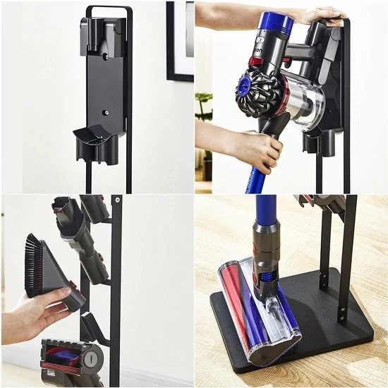 SensaHome - Stabiele Metalen Stofzuigerstandaard Voor Dyson & Dyson Handheld Met Ruimte Voor Draadloze Stofzuigeropzetstukken En Accessoires - Dyson 6 SensaHome - Stabiele Metalen Stofzuigerstandaard Voor Dyson & Dyson Handheld Met Ruimte Voor Draadloze Stofzuigeropzetstukken En Accessoires - Dyson - Afbeelding 4