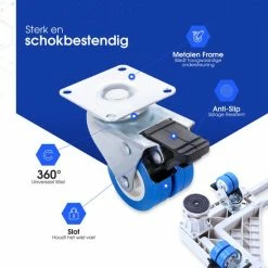 MM Brands Wasmachine Verhoger - Meubelroller - Meubelverplaatser - Met 4 Wielen -BISSELL-Winkel 550x550 925