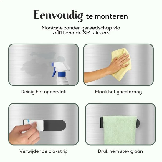 Cece Samuels® RVS Vaatdoekhouder Gootsteen – Gootsteenkast Organizer & Aanrecht Organiser - Incl. 2 Sponshouders 5 Cece Samuels® RVS Vaatdoekhouder Gootsteen – Gootsteenkast Organizer & Aanrecht Organiser - Incl. 2 Sponshouders - Afbeelding 3