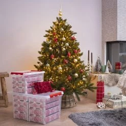 Sunware Q-line Kerstballen Opbergbox 26L - Trays Voor 75 Kerstballen - Transparant/rood -BISSELL-Winkel 550x550 948