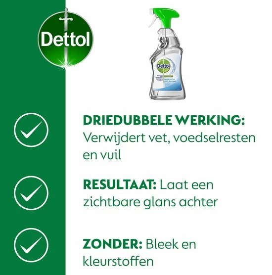 Dettol Power & Fresh - Allesreiniger Spray - Multireiniger - 6 X 500 Ml 5 Dettol Power & Fresh - Allesreiniger Spray - Multireiniger - 6 X 500 Ml - Afbeelding 3
