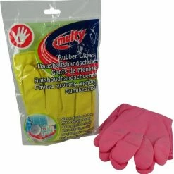 Multy Luxe Huishoudhandschoenen Maat L - Natuurlatex Met Kantoenen Vlokvoering - Anti Slip - Rubberen Handschoenen - Waterdicht - Natuurlijk Latex - Maat L 9 Multy Luxe Huishoudhandschoenen Maat L - Natuurlatex Met Kantoenen Vlokvoering - Anti Slip - Rubberen Handschoenen - Waterdicht - Natuurlijk Latex - Maat L -BISSELL-Winkel 550x558 3