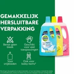 Dettol - 3L Allesreiniger Power & Fresh - Katoenfris 1x1L - Citrus 1x1L - Kersenbloesem 1x1L - Voordeelverpakking -BISSELL-Winkel 550x566 1