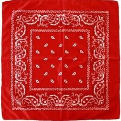 JDBOS Handig En Mooi Boerenzakdoek Rood – 1 Luxe Zakdoek – 55x55 Cm - Trots Op De Boer - Bandana - Boerenprotest - Schoencadeautjes Sinterklaas