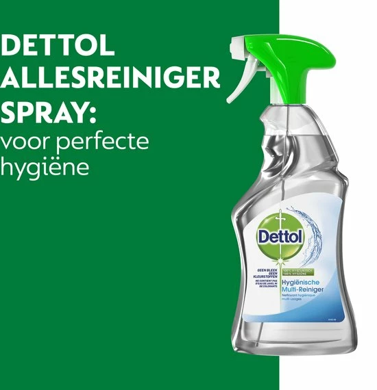 Dettol Power & Fresh - Allesreiniger Spray - Multireiniger - 6 X 500 Ml 4 Dettol Power & Fresh - Allesreiniger Spray - Multireiniger - 6 X 500 Ml - Afbeelding 2