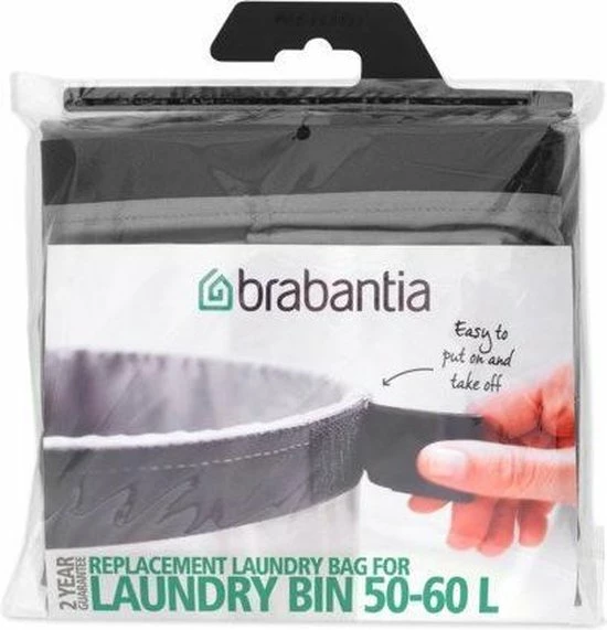 Brabantia Waszak Voor Wasmand - 50/60 L - Grijs 6 Brabantia Waszak Voor Wasmand - 50/60 L - Grijs - Afbeelding 4