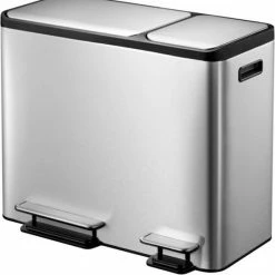 EKO EcoCasa Recycle Prullenbak - 30 + 15 L - Mat RVS 23 EKO EcoCasa Recycle Prullenbak - 30 + 15 L - Mat RVS -BISSELL-Winkel 550x574 3