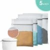 ForDig Wasnet Waszakjes (5 Stuks) Voor Lingerie En Fijne Was - Geschikt Voor Wasmachine - Met Rits - Wit 1 ForDig Wasnet Waszakjes (5 Stuks) Voor Lingerie En Fijne Was - Geschikt Voor Wasmachine - Met Rits - Wit -BISSELL-Winkel 550x575 5