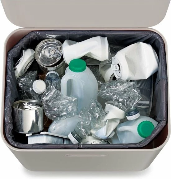 Joseph Joseph Intelligent Waste Prullenbak Totem 2.0 Recycler - 60 L - Stone Wit 20 Joseph Joseph Intelligent Waste Prullenbak Totem 2.0 Recycler - 60 L - Stone Wit - Afbeelding 18