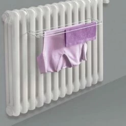 Tomado Metaltex - Hangend Droogrek Stendino - 2 Meter Drooglengte - Wit - Verwarming - Inklapbaar - 58x22 Cm -BISSELL-Winkel 550x589