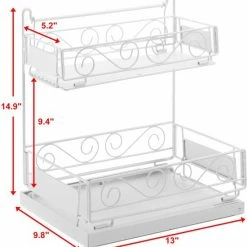 HollyHOME -Keuken Organizer Tweelaags - Aanrecht - Schuiflade - Gootsteenkast Organizer - Aanrecht Organiser - Keukenrek - Kast Organizer - Ladesysteem - Organizer Lade - Multifunctionele - Voor Keuken Badkamer - Wit 11 HollyHOME -Keuken Organizer Tweelaags - Aanrecht - Schuiflade - Gootsteenkast Organizer - Aanrecht Organiser - Keukenrek - Kast Organizer - Ladesysteem - Organizer Lade - Multifunctionele - Voor Keuken Badkamer - Wit -BISSELL-Winkel 550x590 3