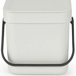 Brabantia Sort & Go Aanrecht Afvalbakje - 3 L - Light Grey