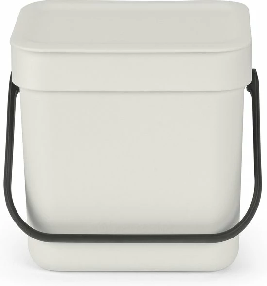 Brabantia Sort & Go Aanrecht Afvalbakje - 3 L - Light Grey 3 Brabantia Sort & Go Aanrecht Afvalbakje - 3 L - Light Grey