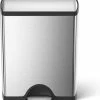 Simplehuman Rectangular Classic Recycler Prullenbak - 30+16 L - Zilver 2 Simplehuman Rectangular Classic Recycler Prullenbak - 30+16 L - Zilver -BISSELL-Winkel 550x595 3