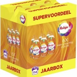 Robijn Colour Klein En Krachtig Wasmiddel - Jaarbox - 6 X 665ml
