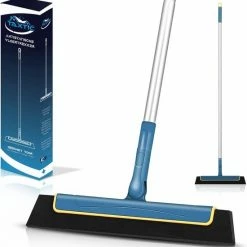 Taxtic® Vloerwisser – Vloertrekker Met Steel – Trekker Douche - Vloertrekker – Vloerwisser Badkamer – Trekker - Ophangstuk