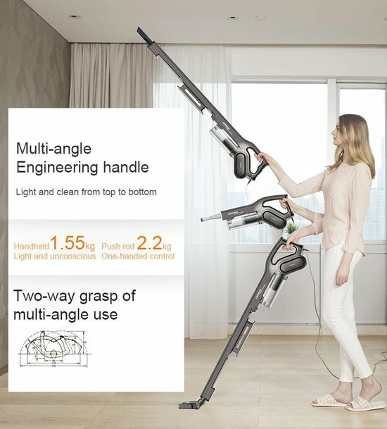 Xiaomi Deerma DX700S - Handheld Stofzuiger - Steelstofzuiger Met Snoer - 600W 10 Xiaomi Deerma DX700S - Handheld Stofzuiger - Steelstofzuiger Met Snoer - 600W - Afbeelding 8