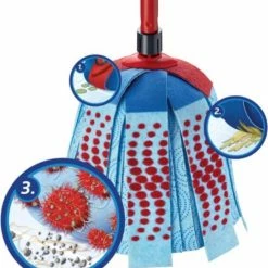 Vileda Super Mocio 3D Mop En Steel 25 Vileda Super Mocio 3D Mop En Steel -BISSELL-Winkel 550x612 4