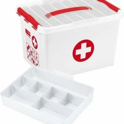 Sunware - Q-line EHBO Doos Met Inzet 22L Wit Rood - 40 X 30 X 26 Cm 11 Sunware - Q-line EHBO Doos Met Inzet 22L Wit Rood - 40 X 30 X 26 Cm -BISSELL-Winkel 550x615 1