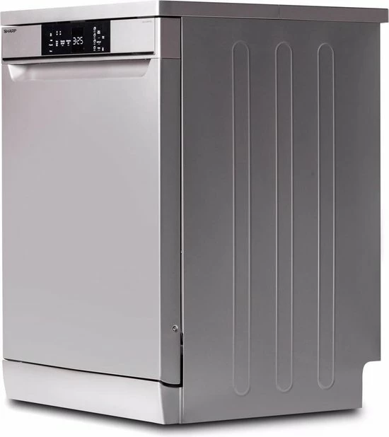 Sharp QWNA1BF47ESEU - Vrijstaande Vaatwasser - Zilver 9 Sharp QWNA1BF47ESEU - Vrijstaande Vaatwasser - Zilver - Afbeelding 7