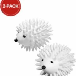 Merkloos 2-Pack Wasdrogerballen - Drogerballen - Wasdroger Droogballen – Wasbol – Was Bal - Wasballen – Wasdroger - Haarvanger Wasmachine - Wit