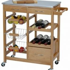 Excellent Houseware Keukentrolley 66x36x84cm