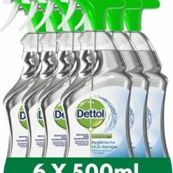 Dettol Power & Fresh - Allesreiniger Spray - Multireiniger - 6 X 500 Ml