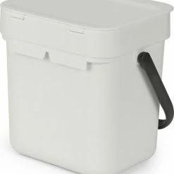 Brabantia Sort & Go Aanrecht Afvalbakje - 3 L - Light Grey 18 Brabantia Sort & Go Aanrecht Afvalbakje - 3 L - Light Grey -BISSELL-Winkel 550x644 1