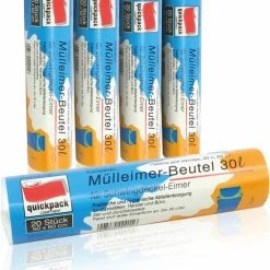 Quickpack® | 5 Rollen A 20 Pedaalemmerzakken | 30 Liter