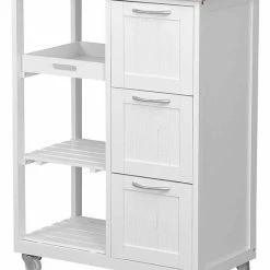 Chimb Keuken Trolley Op Wieltjes - 3 Lades En 3 Plankjes - Wit 14 Chimb Keuken Trolley Op Wieltjes - 3 Lades En 3 Plankjes - Wit -BISSELL-Winkel 550x686 5