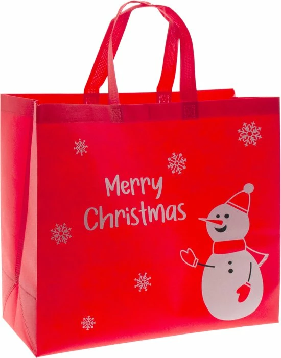 ROTIM 10x Kerstshopper Sneeuwpop Large 3 ROTIM 10x Kerstshopper Sneeuwpop Large