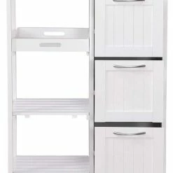 Chimb Keuken Trolley Op Wieltjes - 3 Lades En 3 Plankjes - Wit 15 Chimb Keuken Trolley Op Wieltjes - 3 Lades En 3 Plankjes - Wit -BISSELL-Winkel 550x723