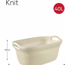 Curver Knit Wasmand - 40L - Oasis White -BISSELL-Winkel 550x727 1