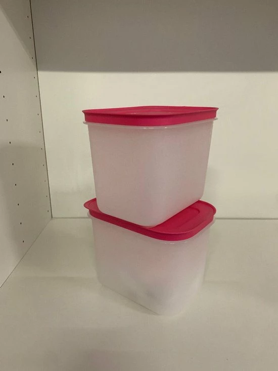 SET (5) Diepvriesdozen Plus Van Tupperware 4 SET (5) Diepvriesdozen Plus Van Tupperware - Afbeelding 2