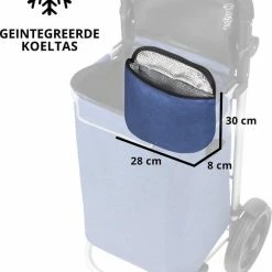 Shoppingcruiser ® ‘Allround’ Boodschappentrolley | Boodschappenwagen Met Koelvak | Afneembare Schoudertas | Waterafstotend | Blauw 19 Shoppingcruiser ® ‘Allround’ Boodschappentrolley | Boodschappenwagen Met Koelvak | Afneembare Schoudertas | Waterafstotend | Blauw -BISSELL-Winkel 550x736 3