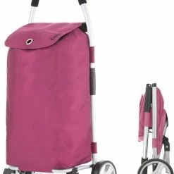 ShoppingCruiser® ‘Foldable’ Boodschappentrolley | Opvouwbare Boodschappenwagen |Afneembare Boodschappentas | Koelvak | Fuchsia -BISSELL-Winkel 550x738 2
