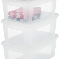 IRIS OHYAMA IRIS Clearbox Opbergbox - 11L - Kunststof - Transparant - 3 Stuks 13 IRIS OHYAMA IRIS Clearbox Opbergbox - 11L - Kunststof - Transparant - 3 Stuks -BISSELL-Winkel 550x756 2