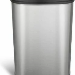 Rijoka Prullenbak Met Sensor Modern Dubbel - 50L - RVS | Afvalscheiding -BISSELL-Winkel 550x760