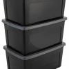 IRIS OHYAMA IRIS Modular Clearbox Opbergbox - 50L - 3 Stuks - Zwart/Grijs -BISSELL-Winkel 550x764 1