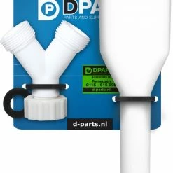 Merkloos Dparts Waterverdeler Set - Y Stuk Wasmachine Droger En Vaatwasser - Kraan Splitter - Y-stuk Voor Aanvoer En Afvoer - Wasmachinekraan Water Verdeler 3/4