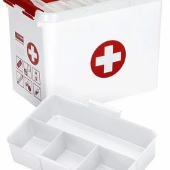 Sunware - Q-line EHBO Doos Met Inzet 9L Wit Rood - 30 X 20 X 22 Cm -BISSELL-Winkel 550x765 3