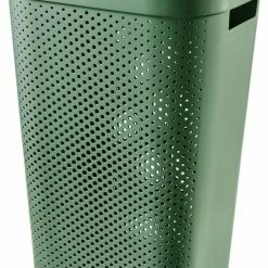 Curver Infinity Dots Recyceld Wasmand Met Deksel - 60L - Groen