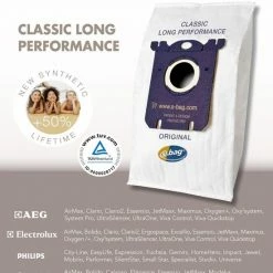 AEG S-bag GR201M - Stofzuigerzakken - 12 Stuks