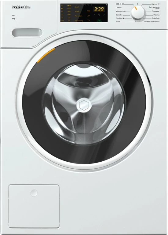Miele WWD 020 WCS Wasmachine Voorbelading 8 Kg 1400 RPM A Wit 10 Miele WWD 020 WCS Wasmachine Voorbelading 8 Kg 1400 RPM A Wit - Afbeelding 8
