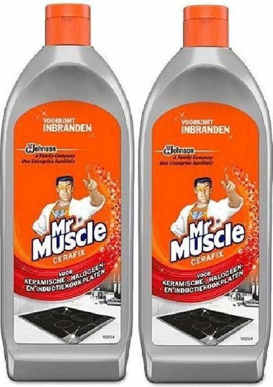 Mr Muscle Mr. Muscle - Cera-Fix Voor Keramische - Halogeen En Inductie Kookplaten - Kookplaatreiniger - 2 X 200 Ml 3 Mr Muscle Mr. Muscle - Cera-Fix Voor Keramische - Halogeen En Inductie Kookplaten - Kookplaatreiniger - 2 X 200 Ml