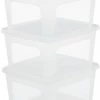 IRIS OHYAMA IRIS Clearbox Opbergbox - 18 L - Kunststof - Transparant - 3 Stuks -BISSELL-Winkel 550x777 3